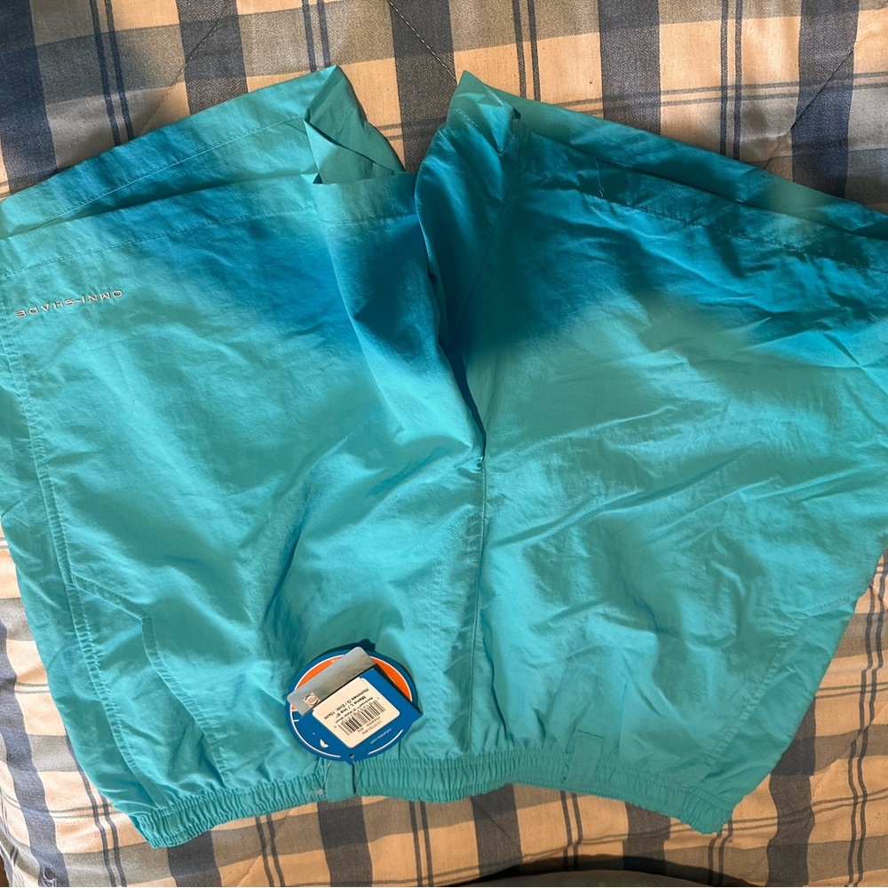 Columbia Teal Swim Trunks